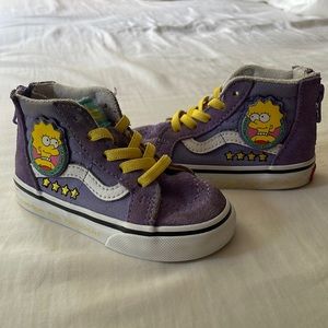 NWT Lisa Simpson Vans Toddler 6c